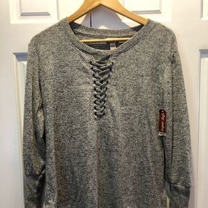 Laced Up Women’s Sweater
